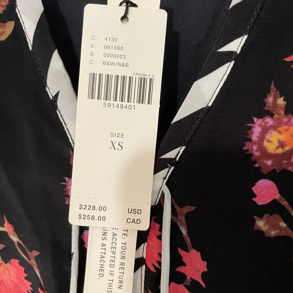 Anthropologie Nikasha Black red floral contrast Stripes Maxi Long
Sleeve dress - Picture 6 of 14